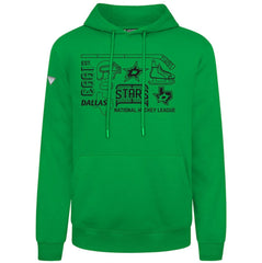 Dallas Stars Levelwear Podium Campaign Pullover Hoodie Green