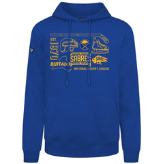 Buffalo Sabres Levelwear Podium Campaign Pullover Hoodie Royal
