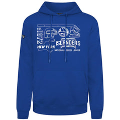 New York Islanders Levelwear Podium Campaign Pullover Hoodie Royal