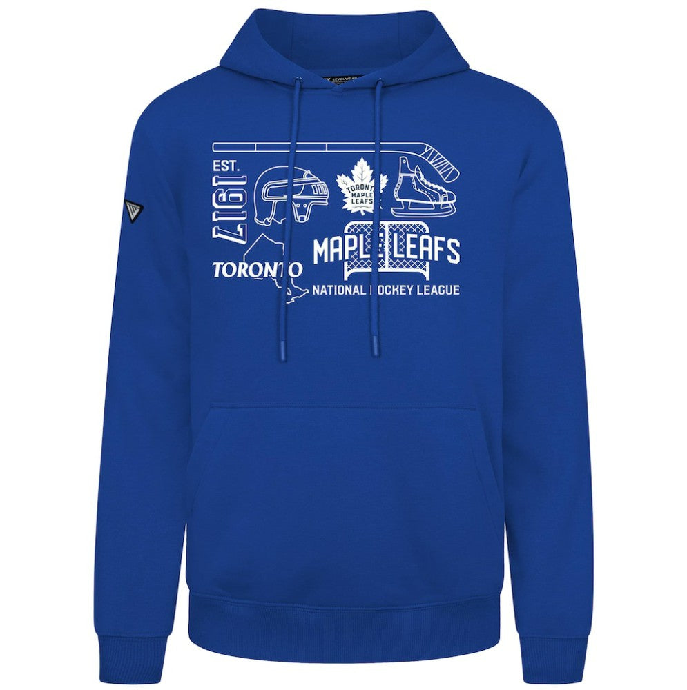Toronto Maple Leafs Levelwear Podium Campaign Pullover Hoodie Royal