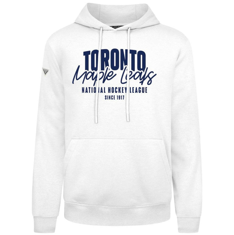 Toronto Maple Leafs Levelwear Podium Response Pullover Hoodie White