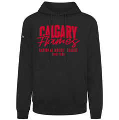 Calgary Flames Levelwear Podium Response Pullover Hoodie Black