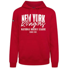 New York Rangers Levelwear Podium Response Pullover Hoodie Red