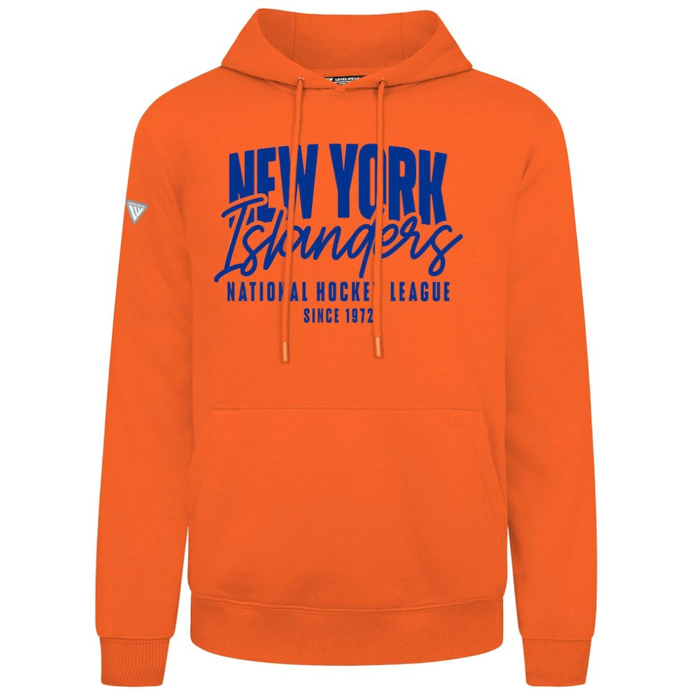 New York Islanders Levelwear Podium Response Pullover Hoodie Orange