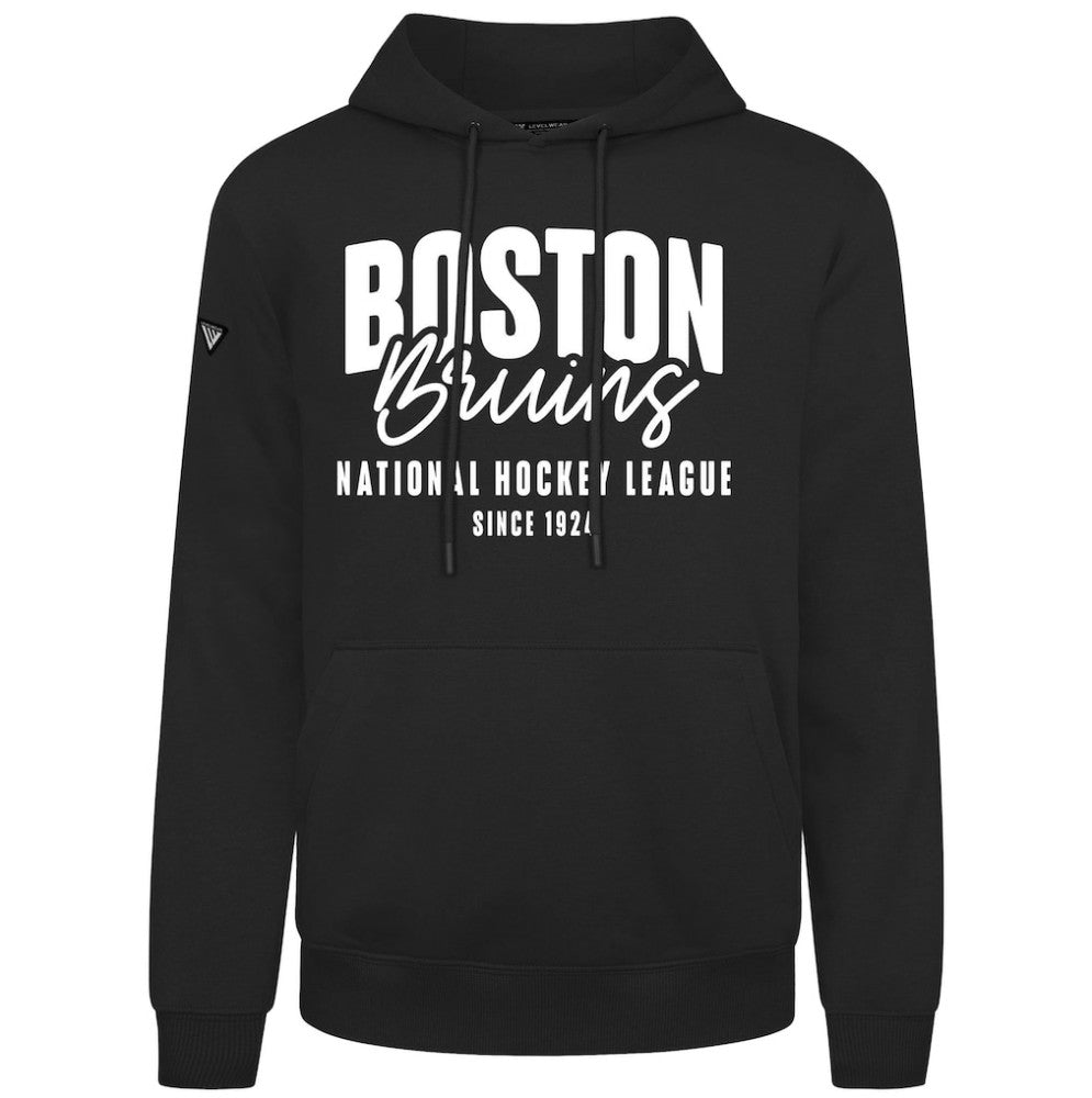 Boston Bruins Levelwear Podium Response Pullover Hoodie Black