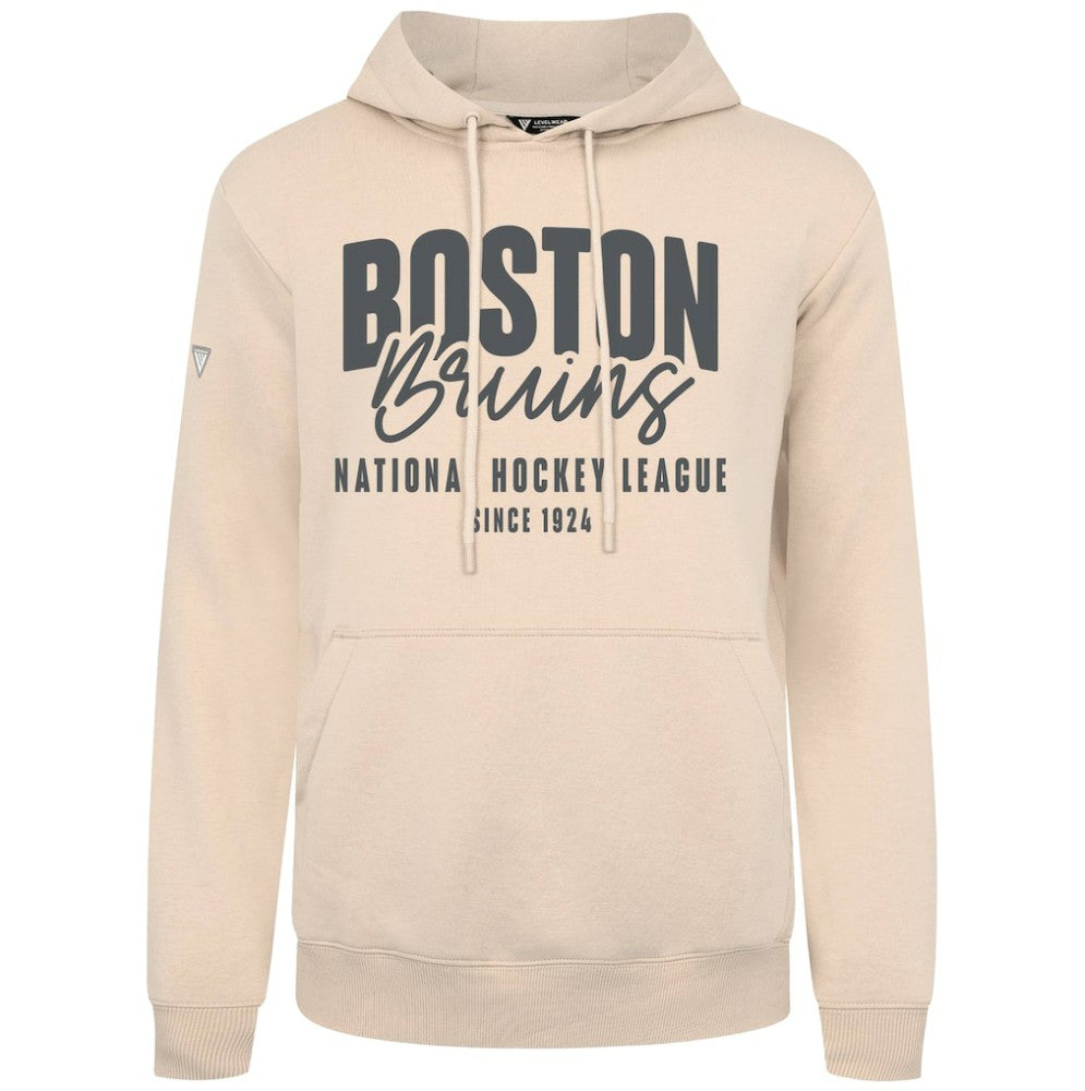 Boston Bruins Levelwear Podium Response Pullover Hoodie Khaki