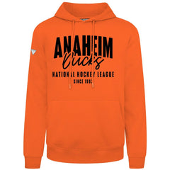 Anaheim Ducks Levelwear Podium Response Pullover Hoodie Orange