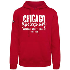 Chicago Blackhawks Levelwear Podium Response Pullover Hoodie Red