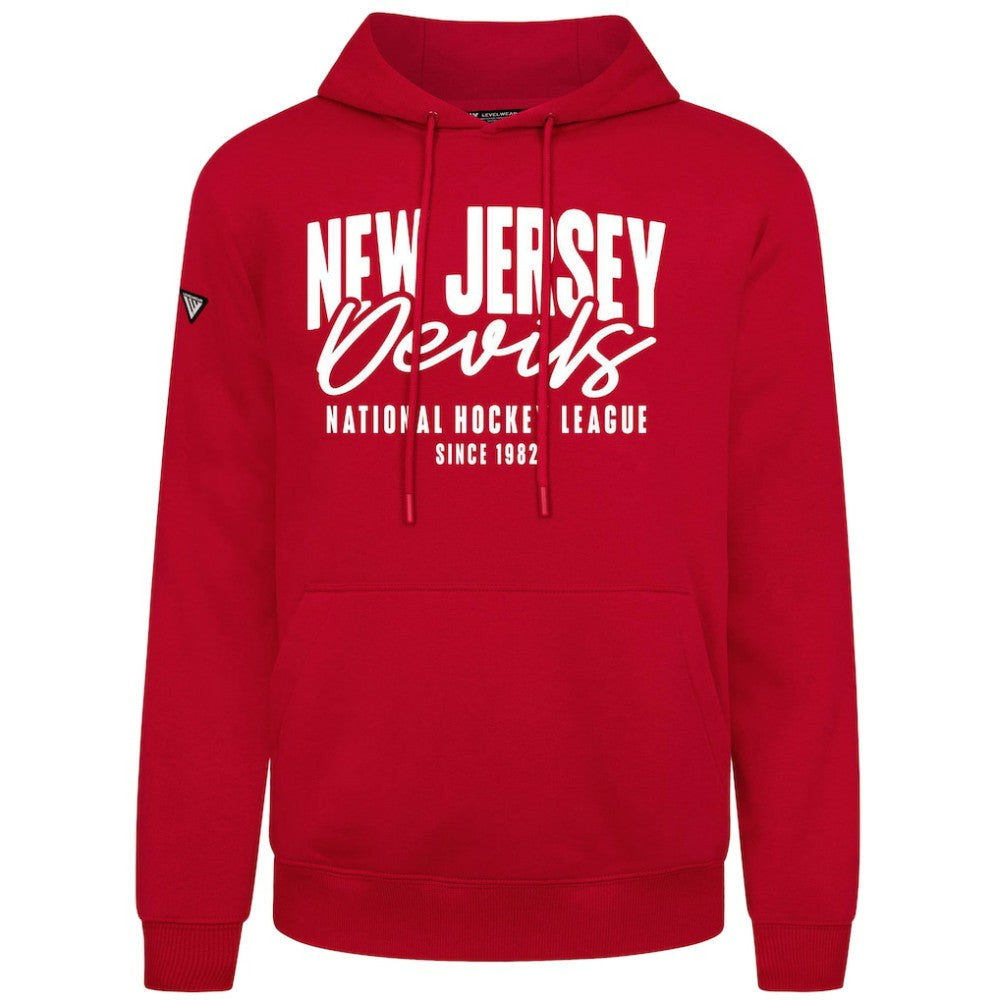 New Jersey Devils Levelwear Podium Response Pullover Hoodie Red