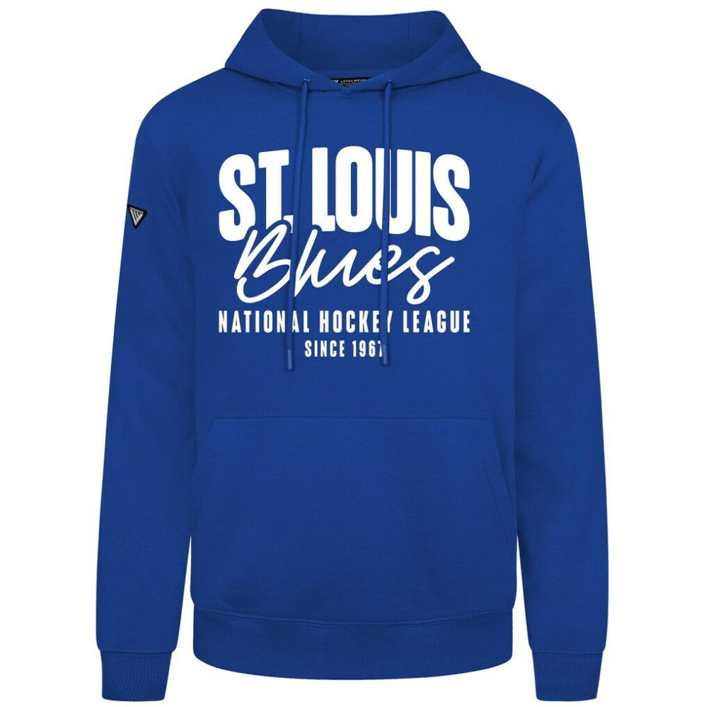 St. Louis Blues Levelwear Podium Response Pullover Hoodie Royal