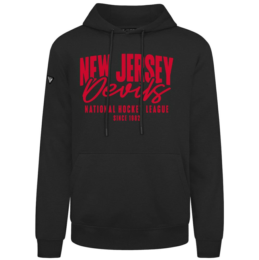 New Jersey Devils Levelwear Podium Response Pullover Hoodie Black