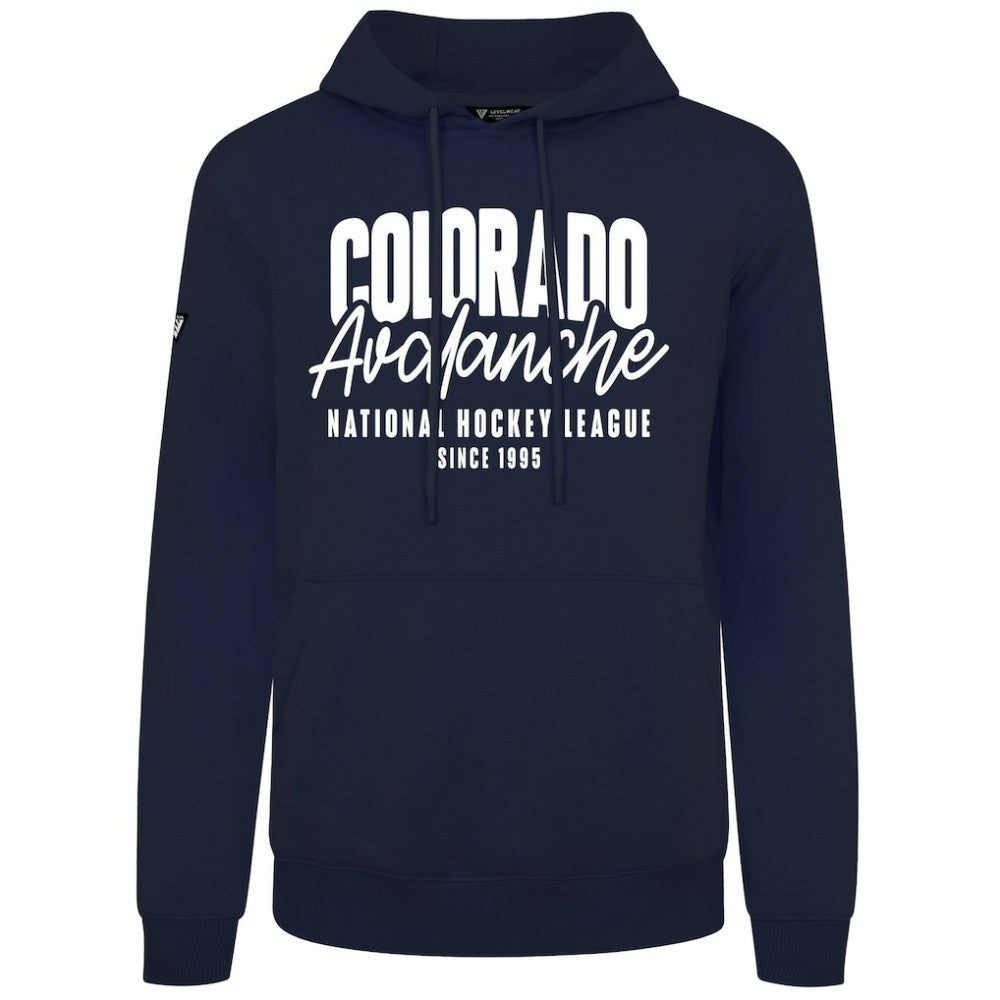 Colorado Avalanche Levelwear Podium Response Pullover Hoodie Navy