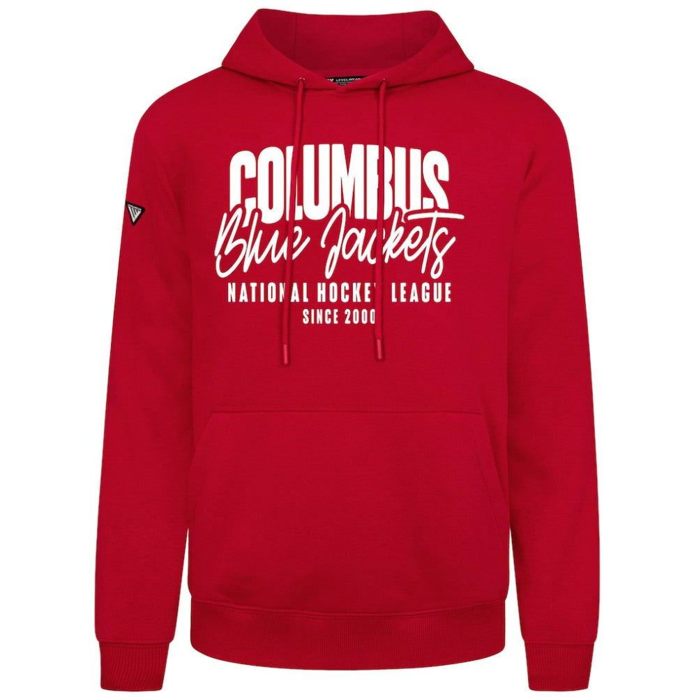 Columbus Blue Jackets Levelwear Podium Response Pullover Hoodie Red
