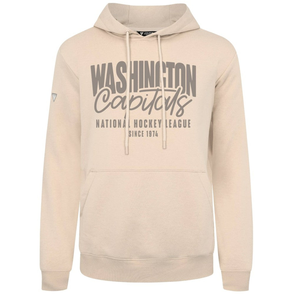 Washington Capitals Levelwear Podium Response Pullover Hoodie Khaki