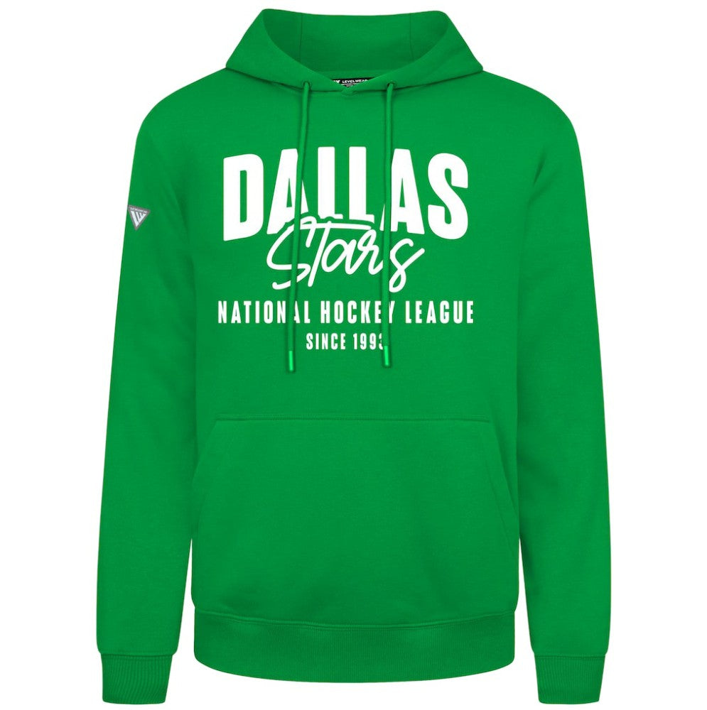 Dallas Stars Levelwear Podium Response Pullover Hoodie Green