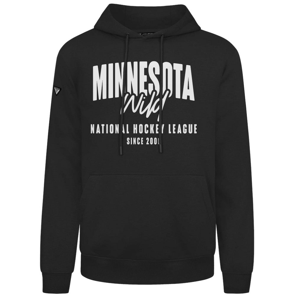 Minnesota Wild Levelwear Podium Response Pullover Hoodie Black