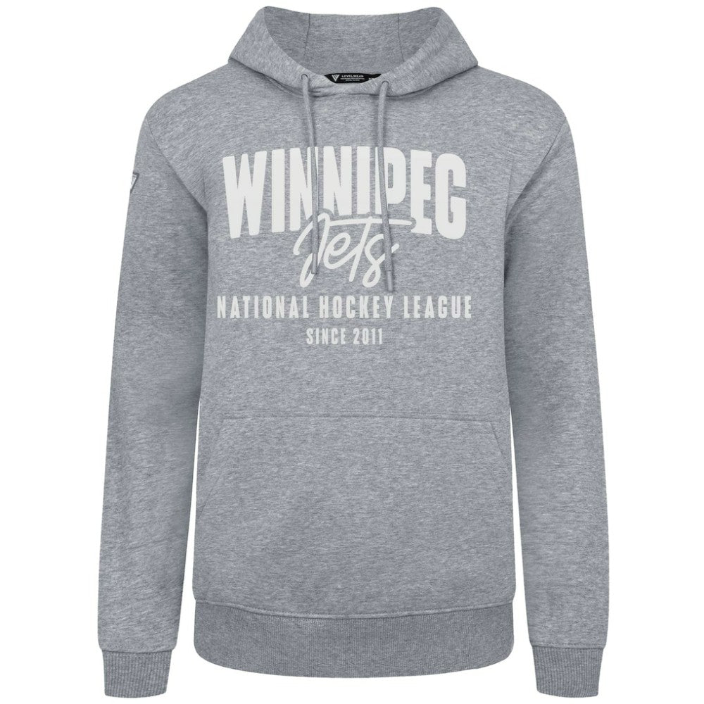 Winnipeg Jets Levelwear Podium Response Pullover Hoodie Gray