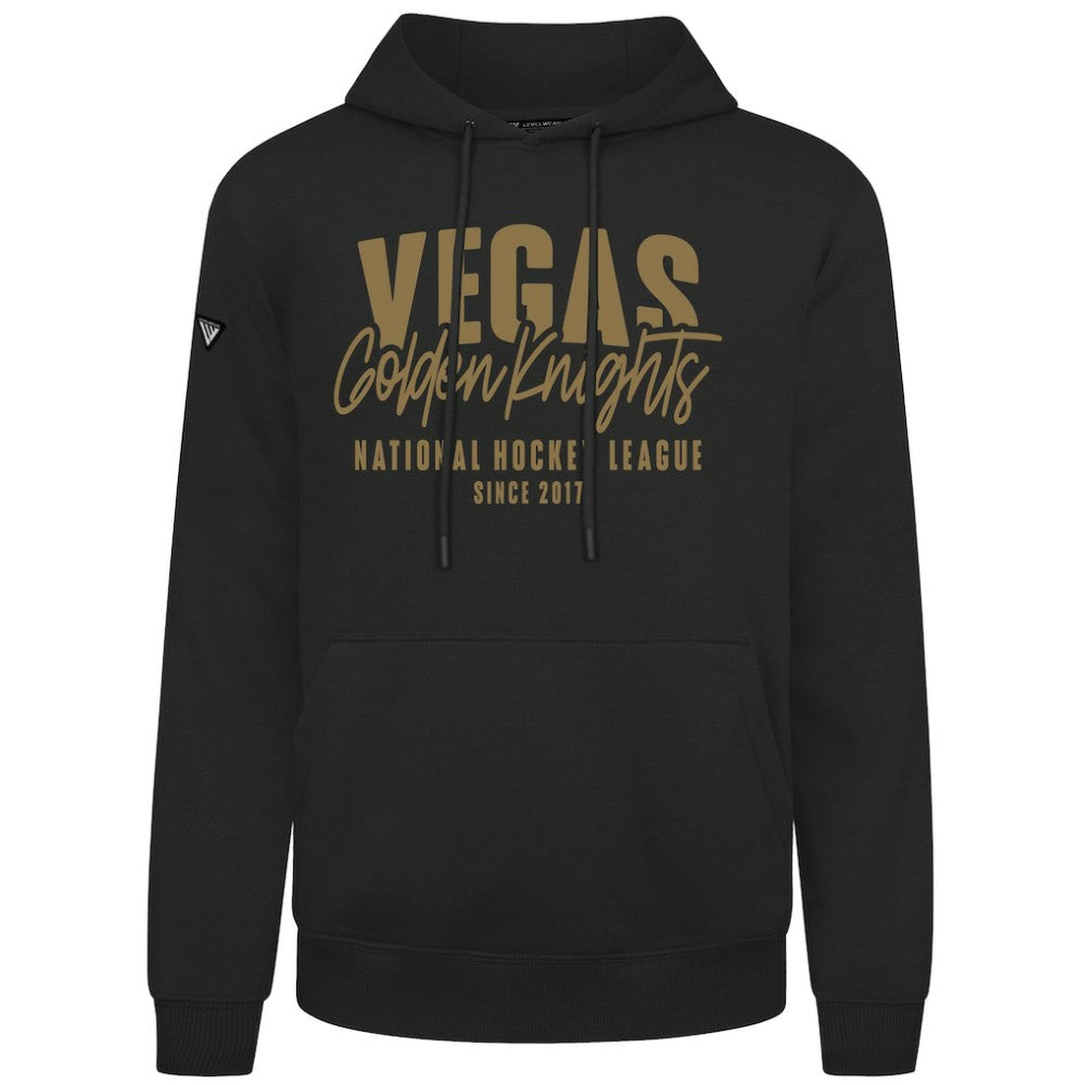 Vegas Golden Knights Levelwear Podium Response Pullover Hoodie Black
