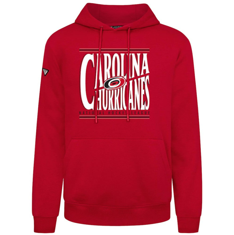 Carolina Hurricanes Levelwear Podium Powerhouse Pullover Hoodie Red