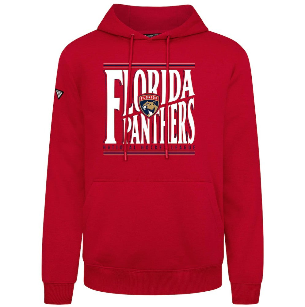 Florida Panthers Levelwear Podium Powerhouse Pullover Hoodie Red