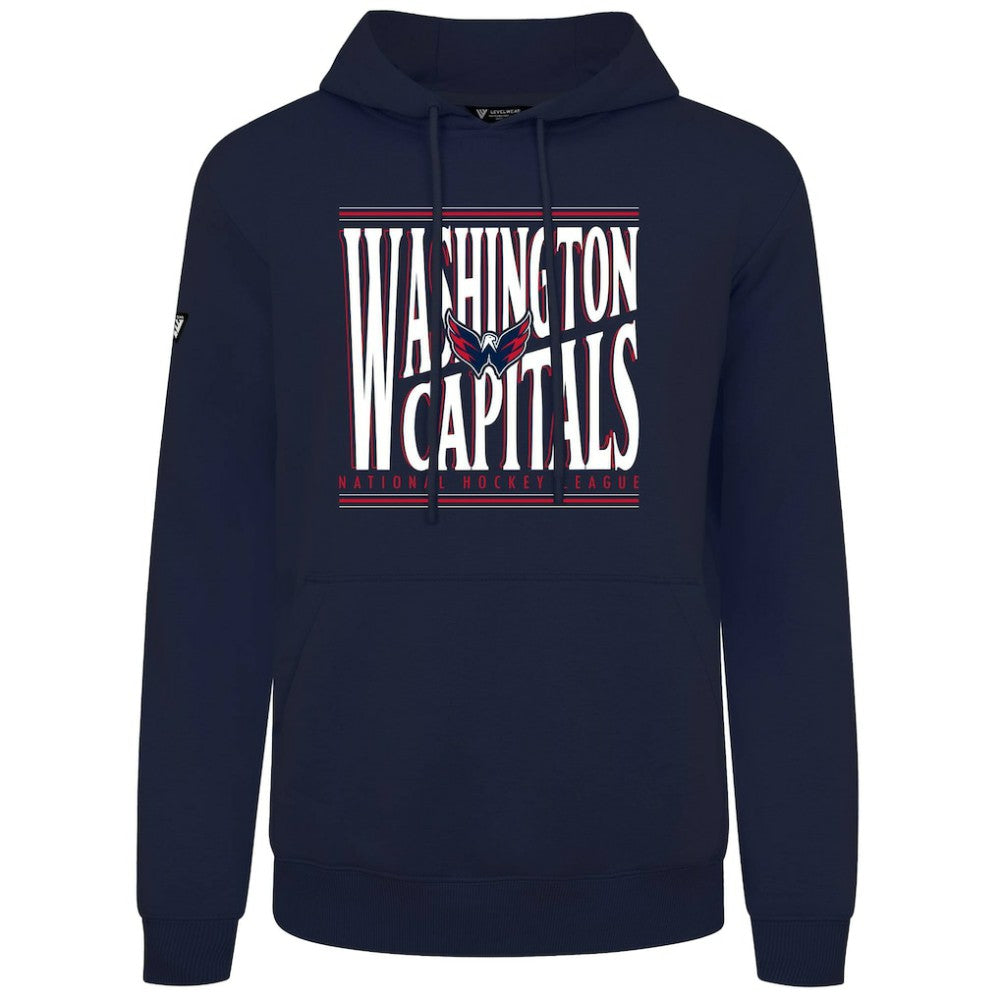 Washington Capitals Levelwear Podium Powerhouse Pullover Hoodie Navy