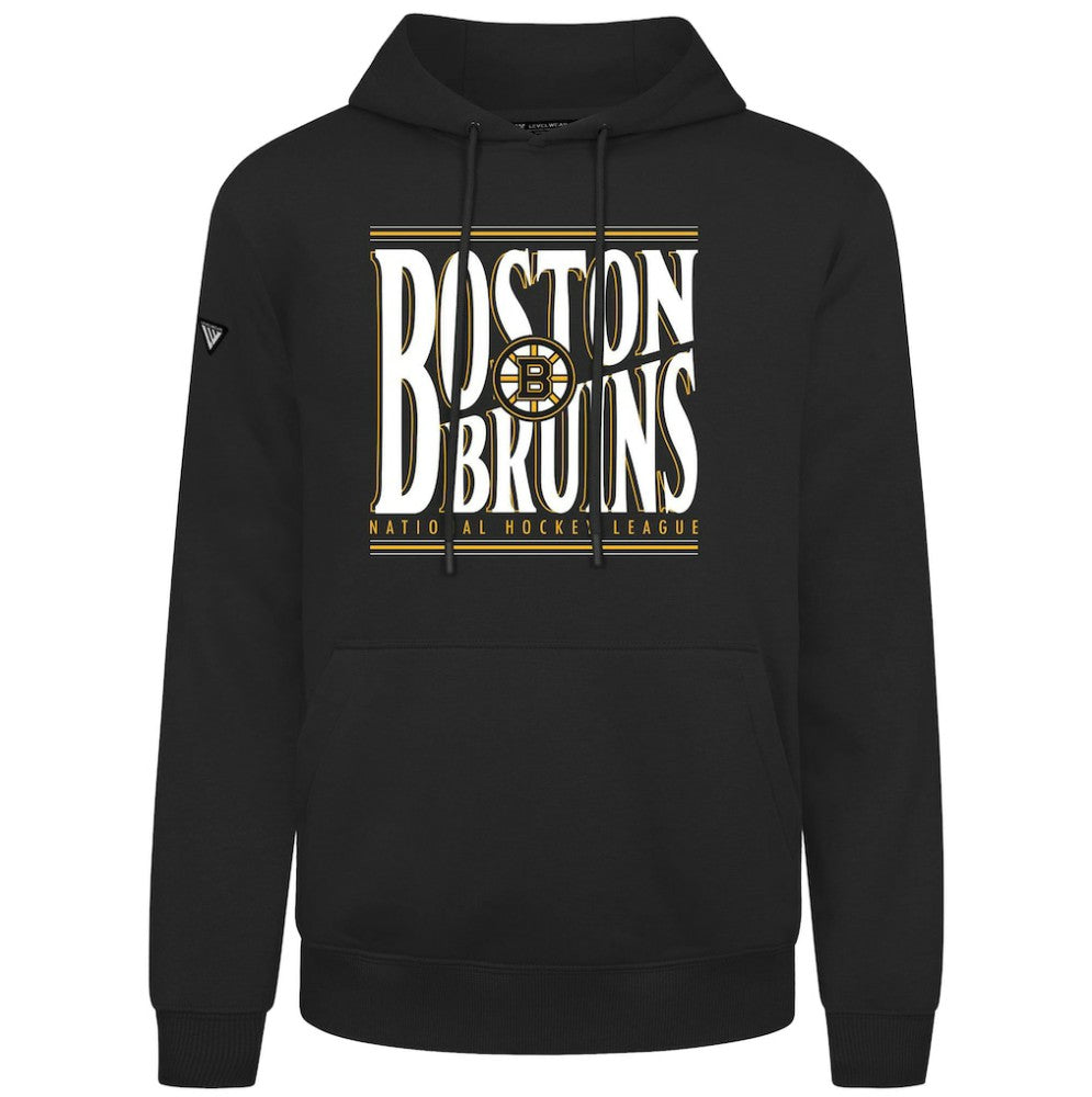 Boston Bruins Levelwear Podium Powerhouse Pullover Hoodie Black