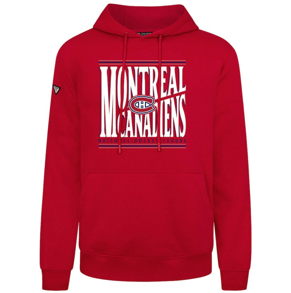 Montreal Canadiens Levelwear Podium Powerhouse Pullover Hoodie Red