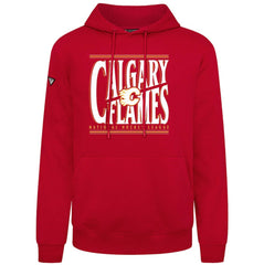 Calgary Flames Levelwear Podium Powerhouse Pullover Hoodie Red