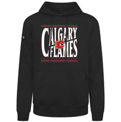 Calgary Flames Levelwear Podium Powerhouse Pullover Hoodie Black