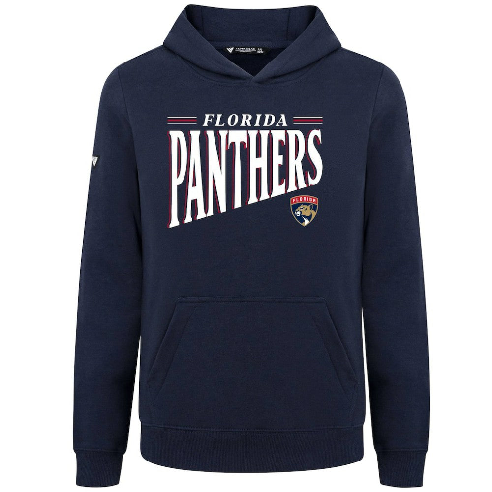 Florida Panthers Levelwear Youth Jr Podium Tally Pullover Hoodie Navy