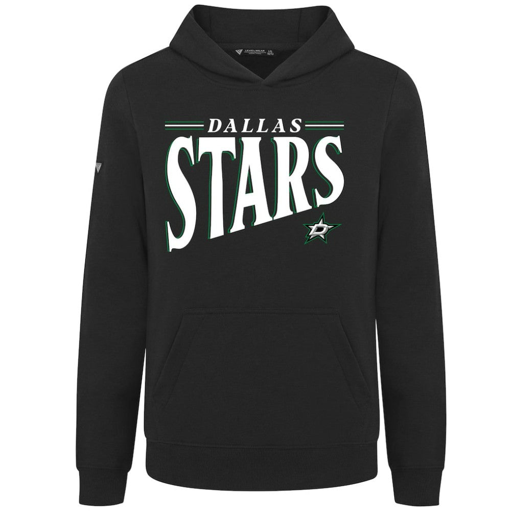 Dallas Stars Levelwear Youth Jr Podium Tally Pullover Hoodie Black