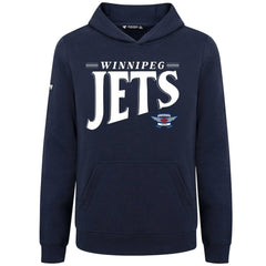 Winnipeg Jets Levelwear Youth Jr Podium Tally Pullover Hoodie Navy
