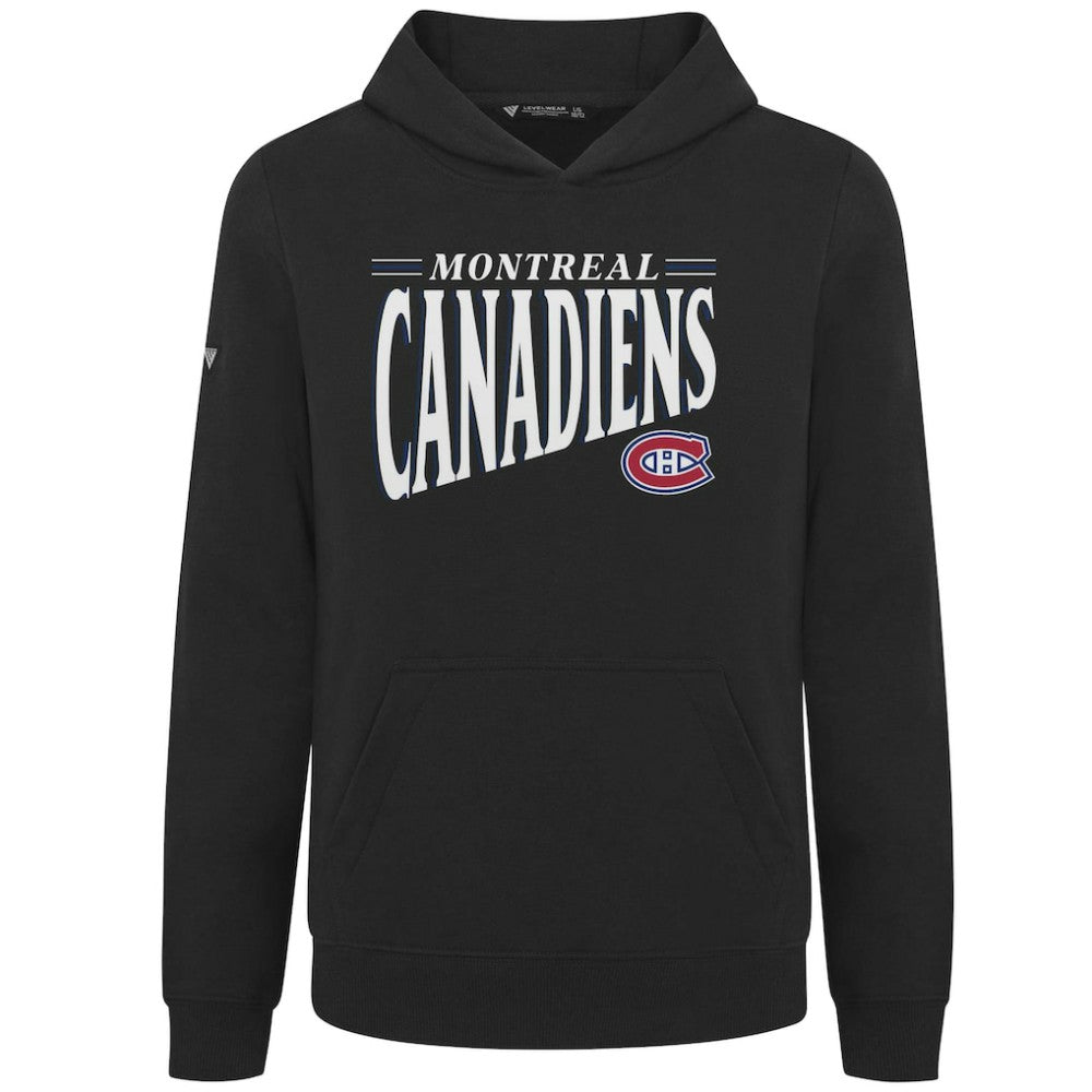Montreal Canadiens Levelwear Youth Jr Podium Tally Pullover Hoodie Black
