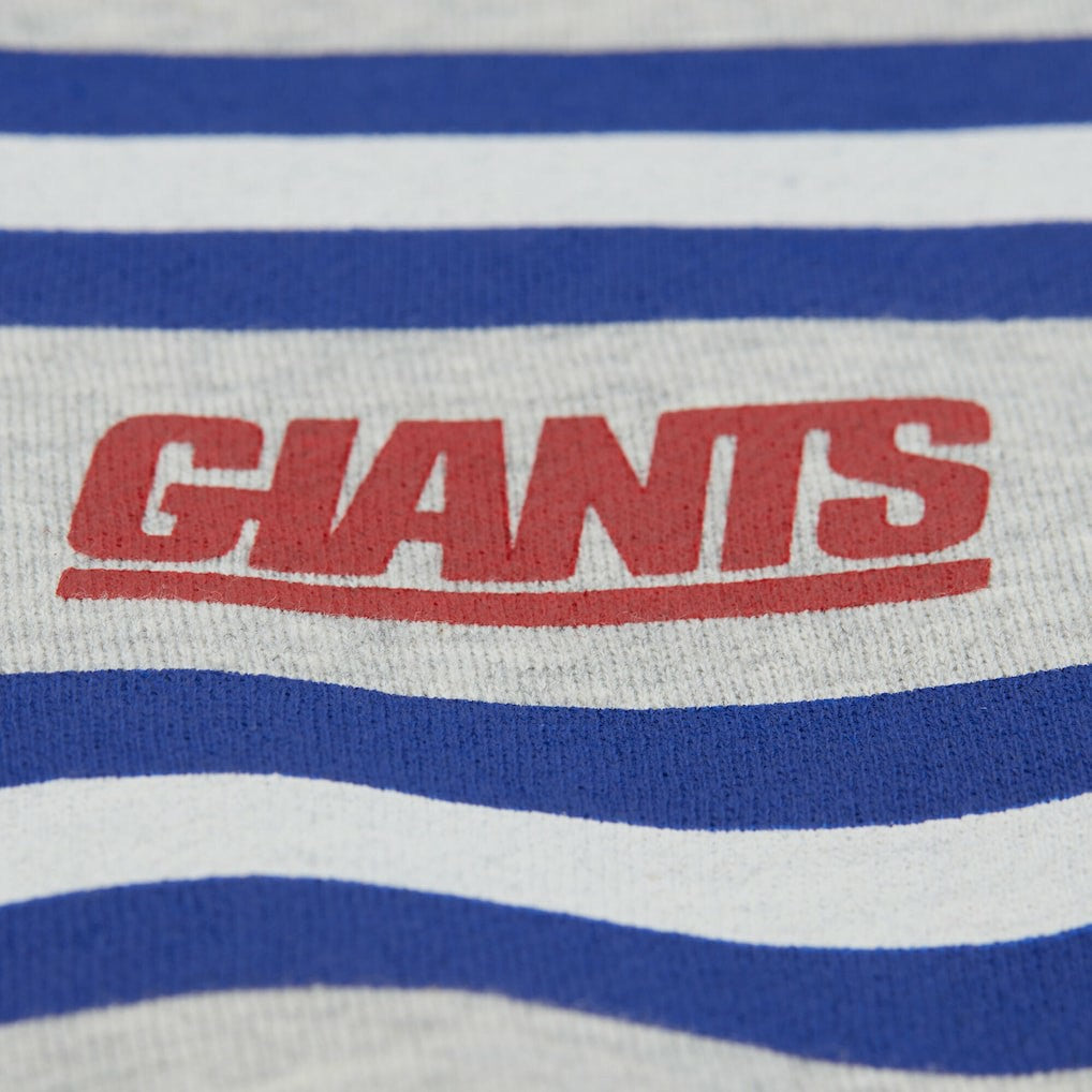 New York Giants All Over Print Vintage Fleece Crewneck Sweatshirt - Heather Gray discount
