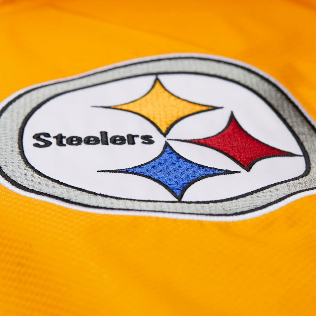 Pittsburgh Steelers Tie Breaker Vintage Logo Lightweight Anorak Half-Zip Windbreaker - Gold/Black for sale
