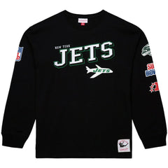 New York Jets Training Camp Vintage Logos Long Sleeve T-Shirt - Black on sale