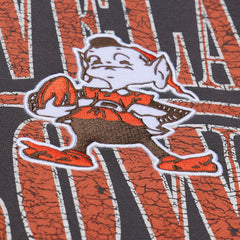 Cleveland Browns Downtown Crew Vintage Logo Sweatshirt - Black cheap