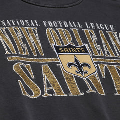 New Orleans Saints Downtown Crew Vintage Logo Sweatshirt - Black outlet