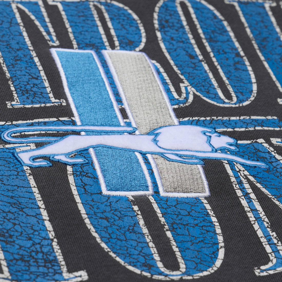 Detroit Lions Downtown Crew Vintage Logo Sweatshirt - Black online