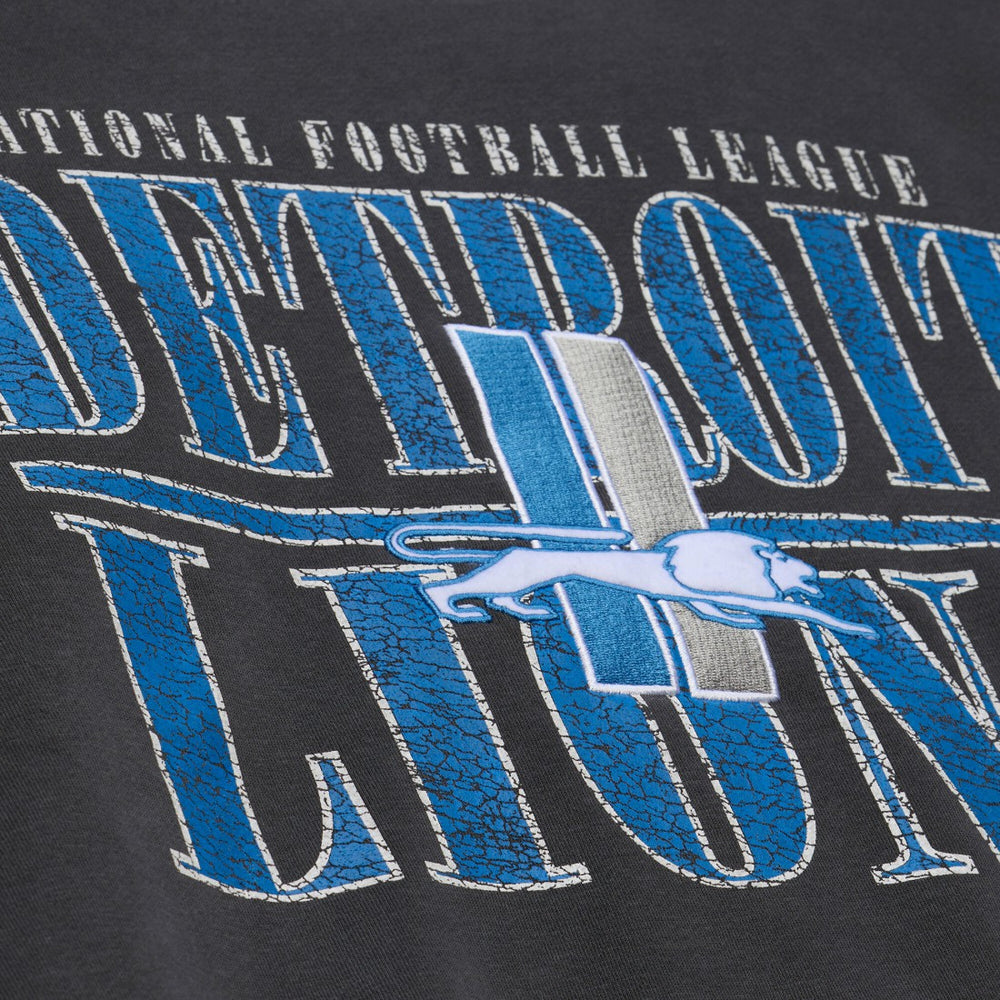 Detroit Lions Downtown Crew Vintage Logo Sweatshirt - Black online
