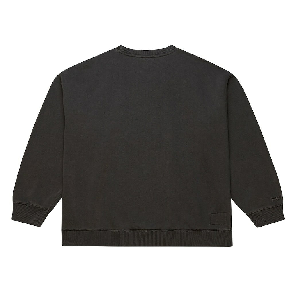 Minnesota Vikings Downtown Crew Vintage Logo Sweatshirt - Black cheap
