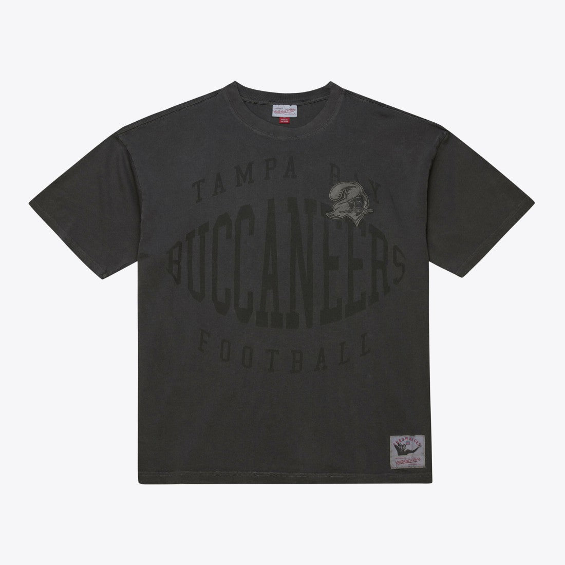 Tampa Bay Buccaneers Downtown Collection Premium Vintage Logo T-Shirt - Black cheap