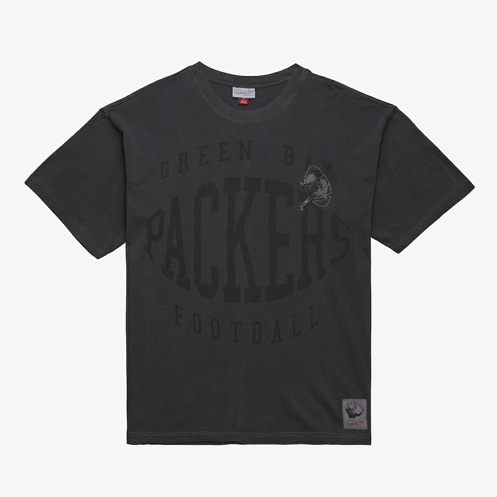 Green Bay Packers Downtown Collection Premium Vintage Logo T-Shirt - Black online