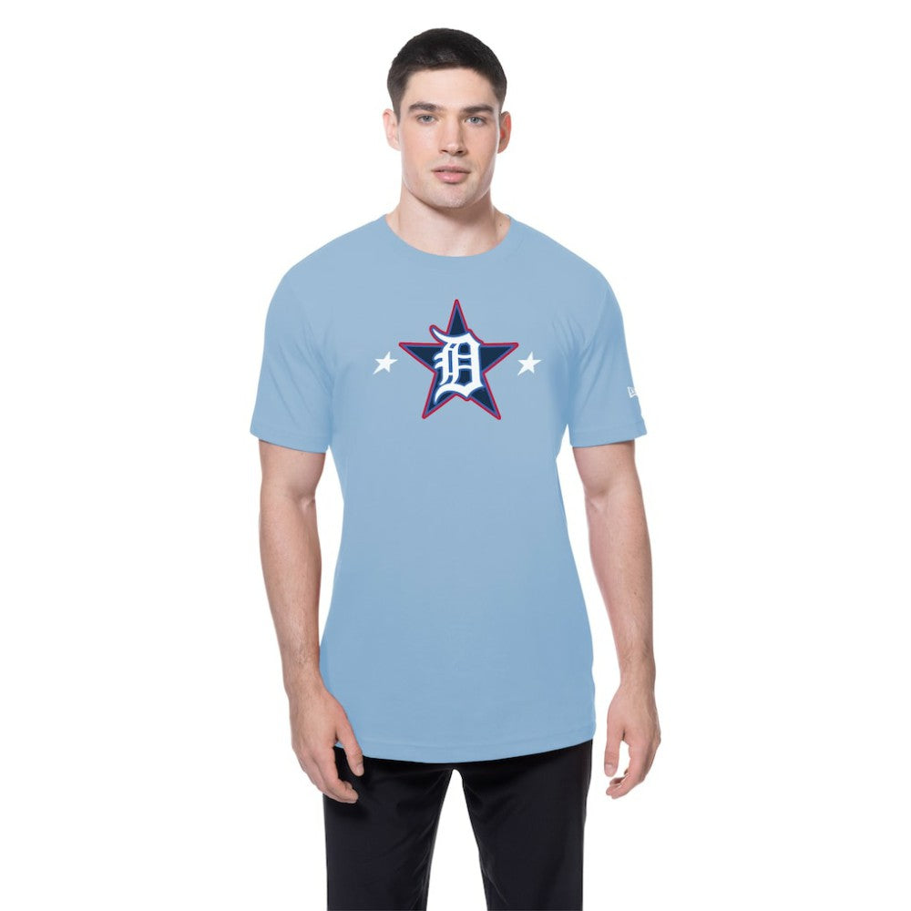 Detroit Tigers 2025 MLB All-Star Game Workout T-Shirt - Light Blue | New Era