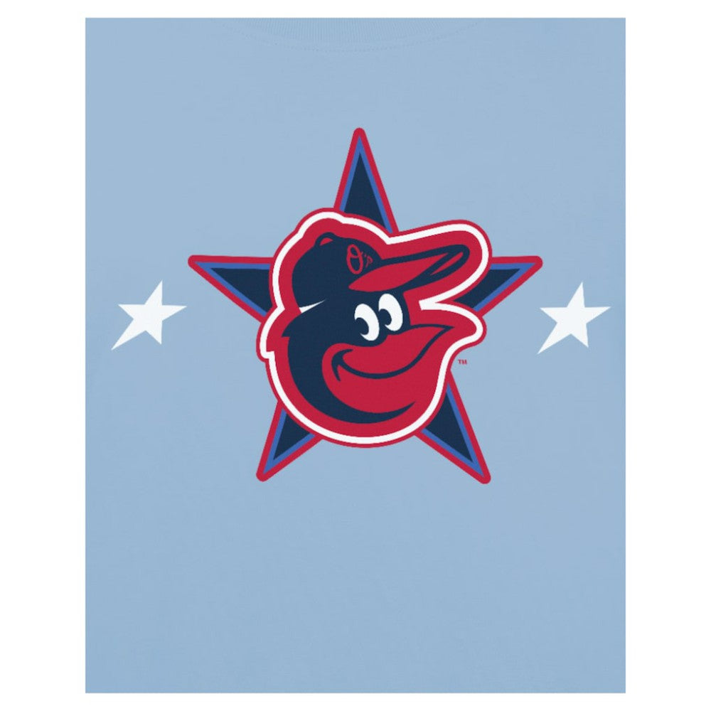 Baltimore Orioles 2025 MLB All-Star Game Workout T-Shirt - Light Blue | New Era
