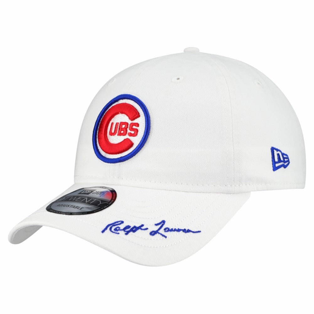 Chicago Cubs Ralph Lauren x MLB 9TWENTY Adjustable Hat - White | New Era