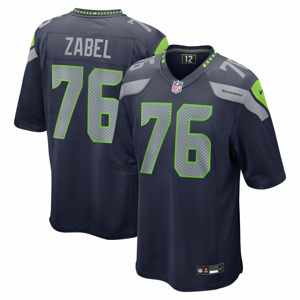 Grey Zabel Seattle Seahawks 2025 NFL Draft First Round Pick Game Jersey - College Navy | Nike cheap