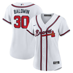 Drake Baldwin Atlanta Braves Women's Home Replica Jersey - White | Nike