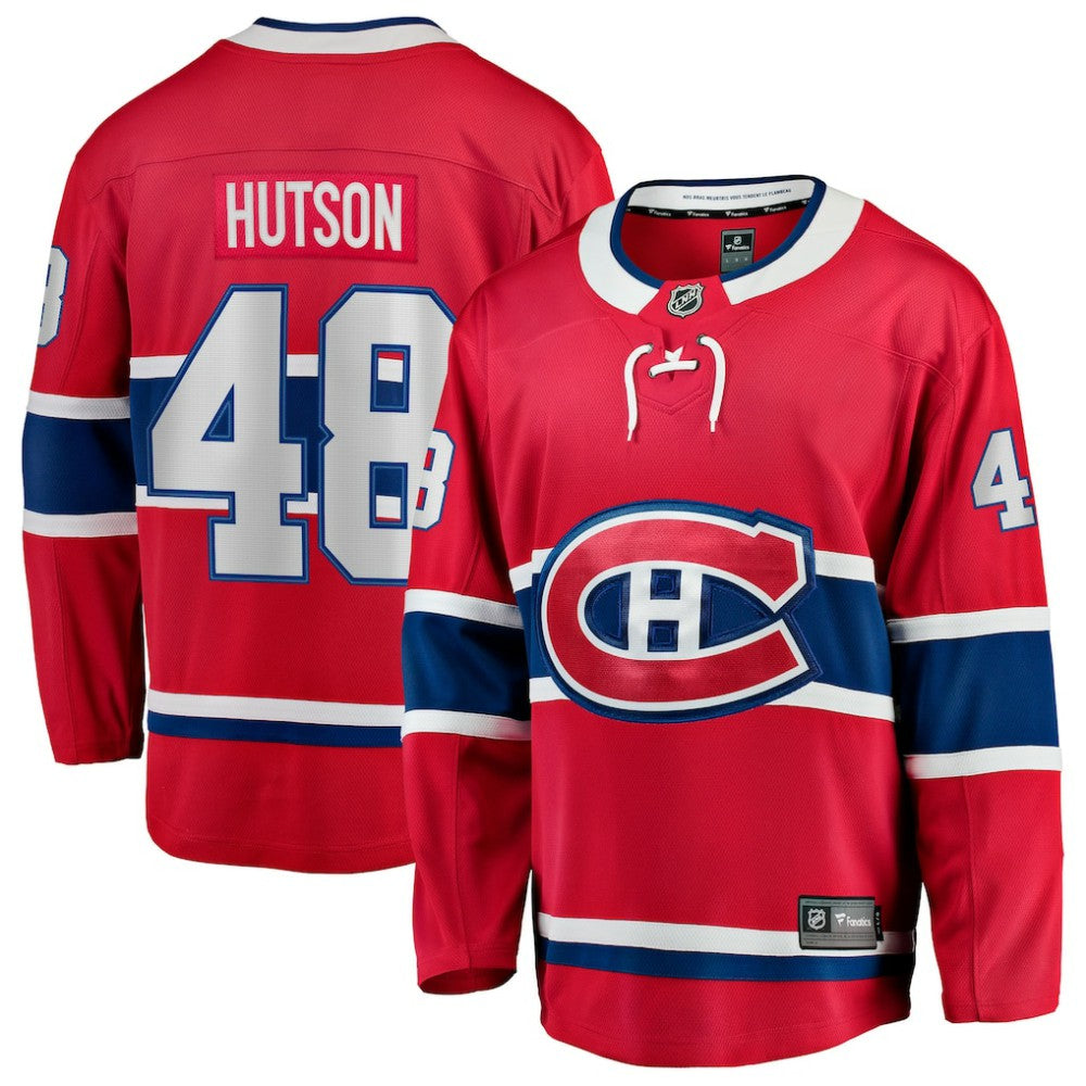 Lane Hutson Montreal Canadiens Fanatics Home Breakaway Jersey Red