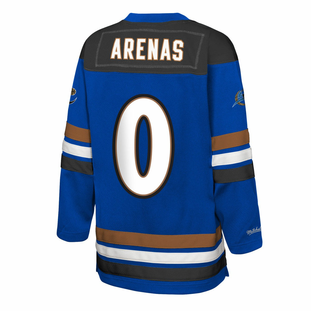 Gilbert Arenas Washington Wizards Youth Maxxed Out 2.0 Fashion Hockey Jersey - Blue | Mitchell & Ness on sale